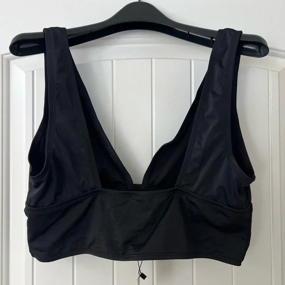 We Are We Wear Longline Black Bikini top, xxl - Picture 5 of 6